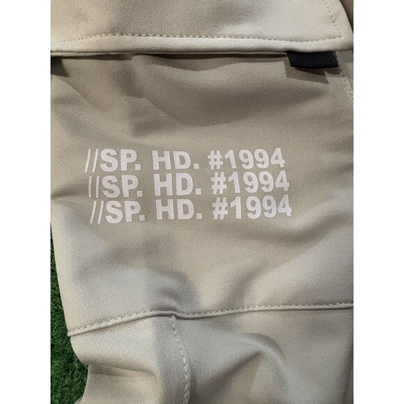 ROCK SALT Mens Tan Cream Cargo Jogger Pants Size M Utility Drawstring Waist - Picture 4 of 8